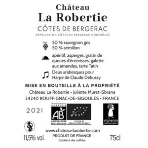 Côtes de Bergerac moelleux 2021