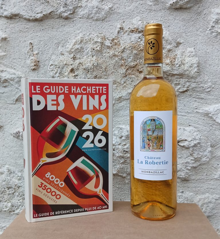 Lire la suite à propos de l’article Deux étoiles dans le Guide Hachette des Vins 2026 pour le Monbazillac 2022